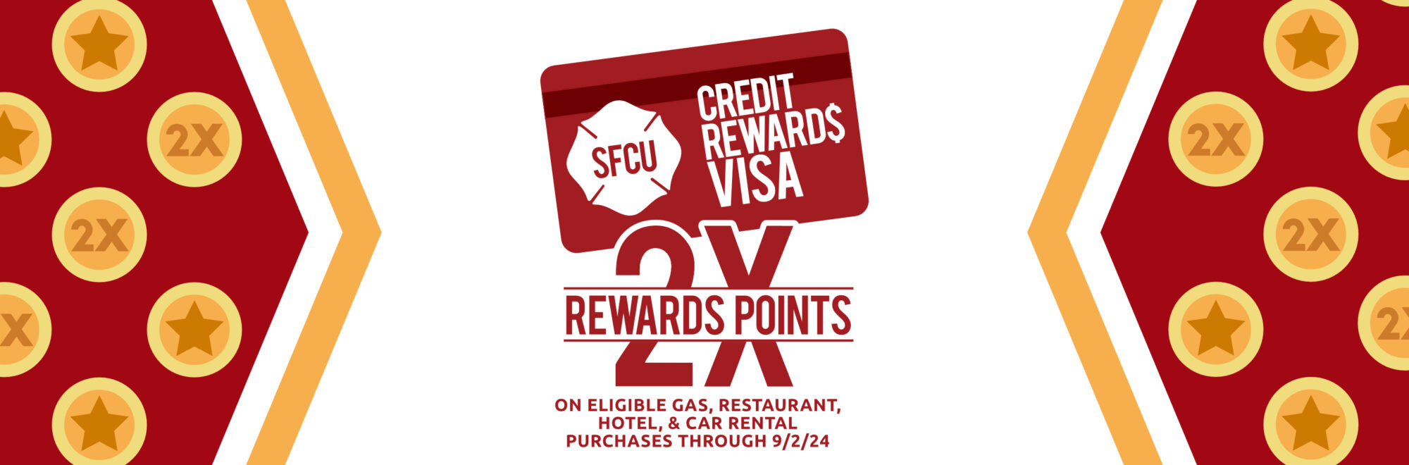 Summer 2024 SFCU Credit Rewards Visa 2X Rewards Points